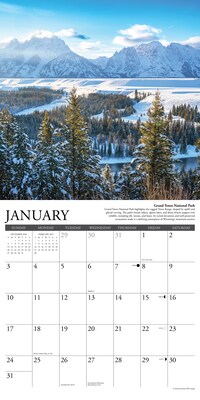 2027 Willow Creek National Parks of the West  12" x 12" Monthly Wall Calendar (61473)
