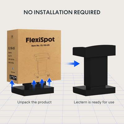 FlexiSpot EL1 Podium, Black (EL1B-US)