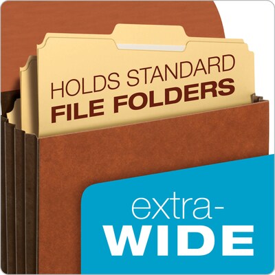 Pendaflex Standard Expanding Wallet, Legal, Brown (CL1087GLHD)