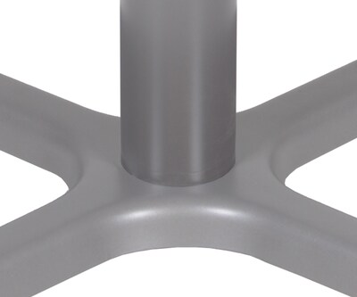 Regency Cain 36" Round Laminate X Base Breakroom Table, Maple/Grey (TB36RNDPLGY)