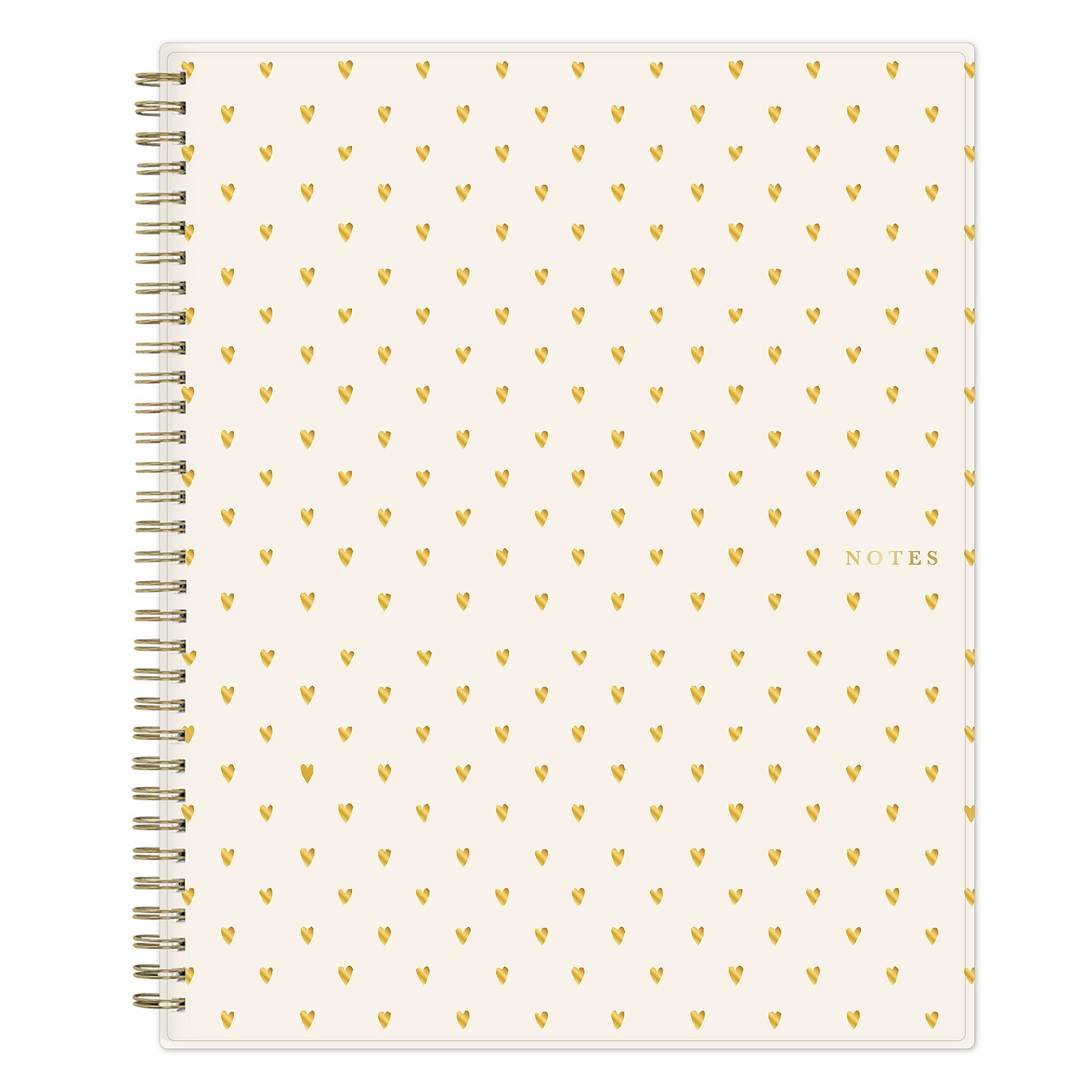 Blue Sky Bespoke Composition Notebook, 8.5 x 11, Cream Hearts (155592)