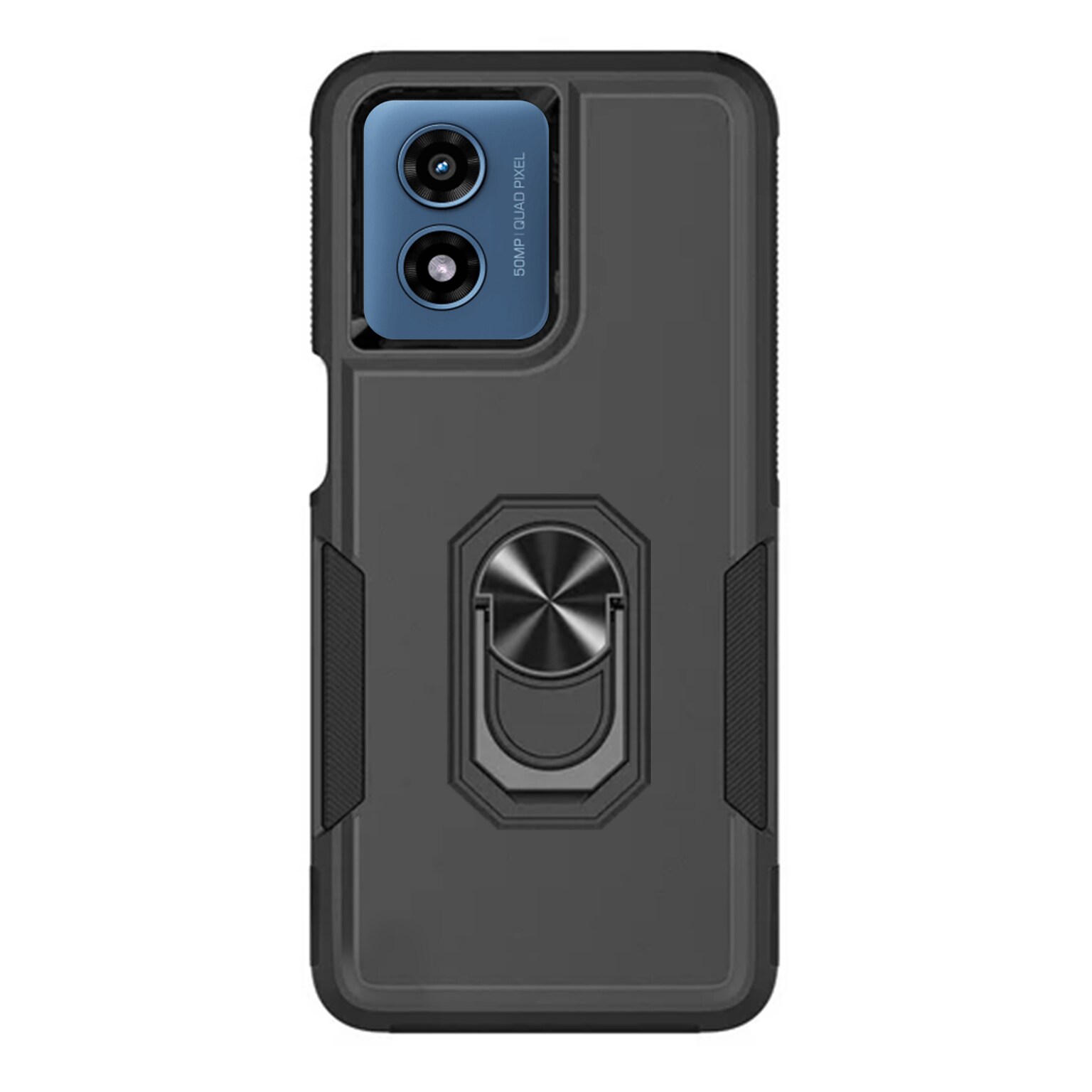 SaharaCase Raider Series Rugged Case for Motorola Moto G Play, Shock Absorbing, Scorpion Black (CP00559)