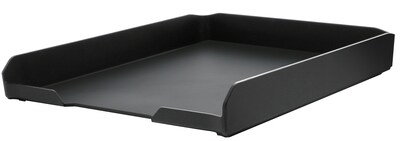 Bostitch Konnect Front Loading Stackable Letter Tray, Letter Size, Black (KT-TRAY-BLK)
