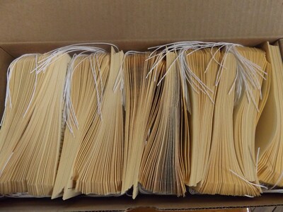 Nahanco 3 1/8" x 6 1/4" One Sided Strung Layaway Tag, 500/Pack