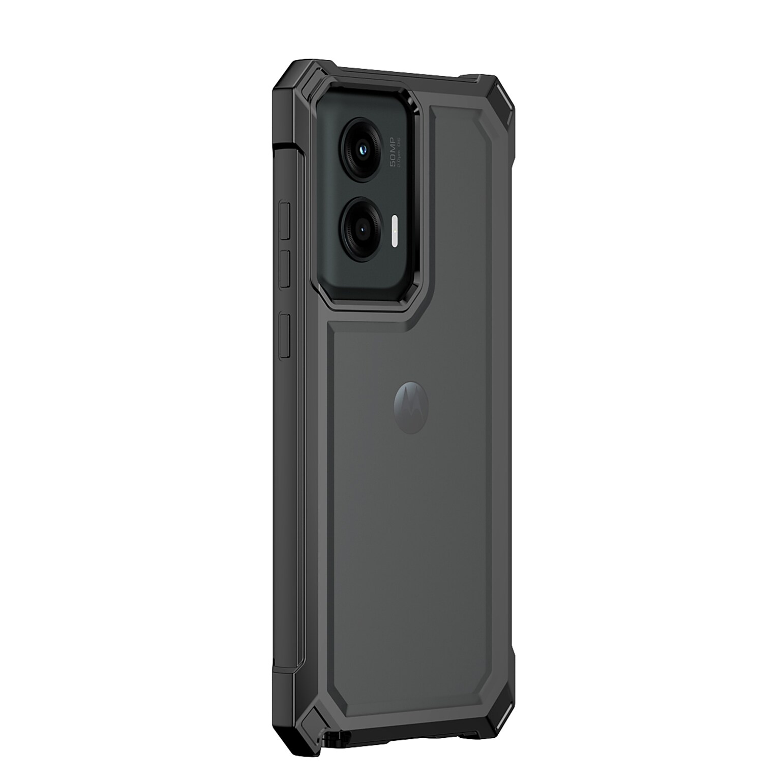 SaharaCase Raider Series GRIP Rugged Case for Motorola G Power 5G, Shock Absorbing, Black (CP00562)