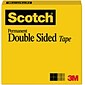 Scotch Permanent Double Sided Tape Refill, 1/2" x 36 yds., 12/Pack (665-12PK)