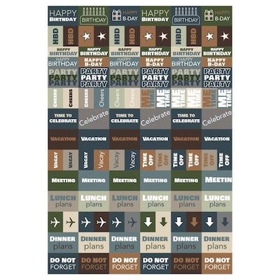 2027 TF Publishing Rugged Patch 6.5" x 8"  Weekly & Monthly Standard Planner, Paperboard Cover, Multicolored (27-9202)