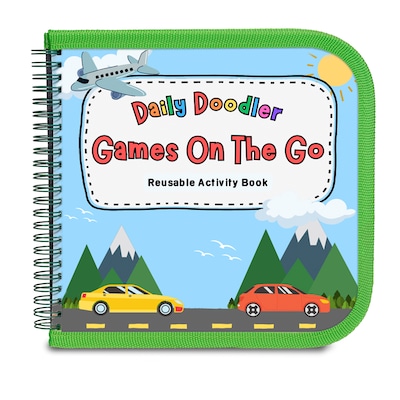 The Pencil Grip Daily Doodler Reusable Coloring Book, 12 Pages (TPG845)