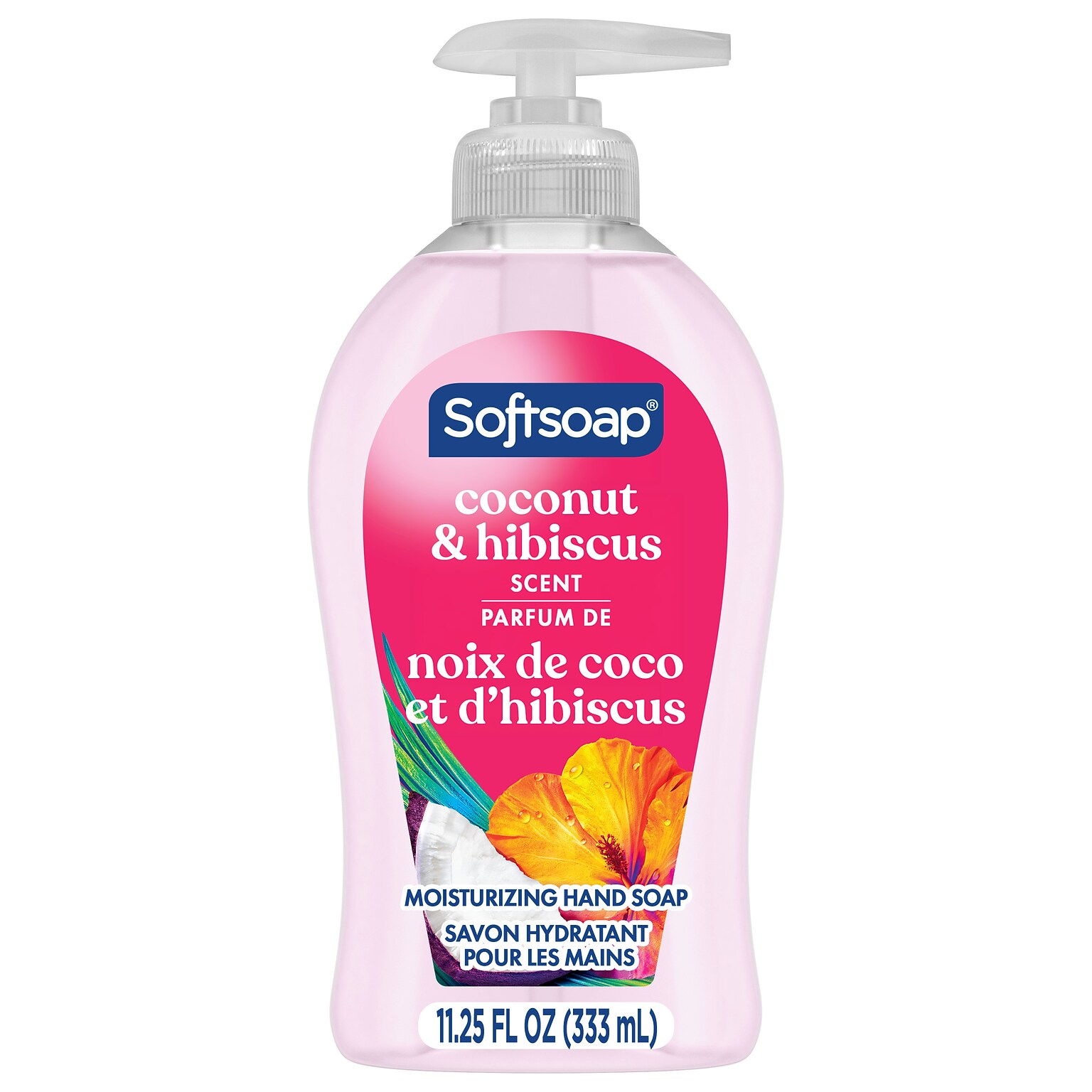 Softsoap Liquid Hand Soap, Coconut & Hibiscus Scent, 11.25 Fl. Oz. (US07157A)