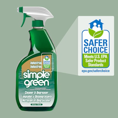 Simple Green Industrial Cleaner and Degreaser, Concentrated, Sassafras Scent, 24 oz. (SMP13012)