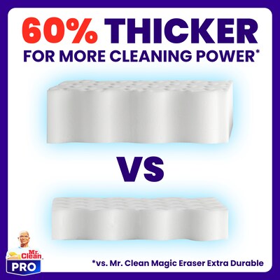 Mr. Clean Professional Magic Eraser Ultra Pro Multi-Purpose Cleaner, White, 26 Pads/Carton (17406)