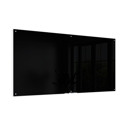 U Brands Glass Dry-Erase Whiteboard, 8' x 4' (3015U00-01)