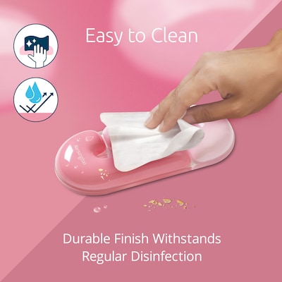 Kensington Duo Gel Non-Skid Gaming Wrist Rests, Pink (K62828WW)