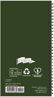 2026 Willow Creek Woodland Mushroom 3.5 x 6.5  Weekly & Monthly Planner, Paperboard Cover (57360)