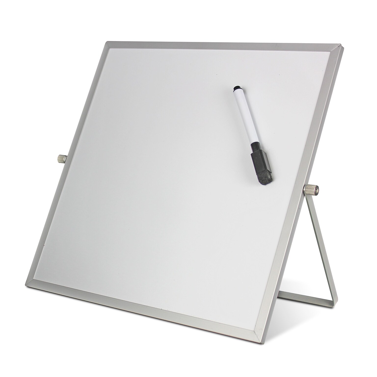 Flipside Double Sided Magnetic Dry-Erase Mobile Whiteboard Flip Easel, 12 x 12 (FLP50005)