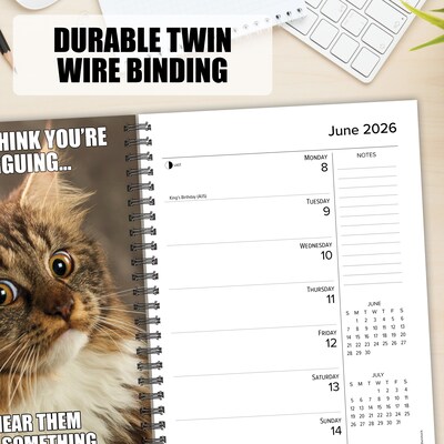 2026 Willow Creek Cat-astrophe 6.5" x 8.5" Daily & Monthly Personal Organizer (54598)
