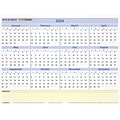 2024 AT-A-GLANCE QuickNotes 16 x 12 Yearly Wet-Erase Wall Calendar, Reversible (PM550B-28-24)