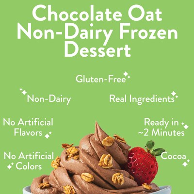 ColdSnap Chocolate Oat Frozen Dessert Mix, Single Serve Pods, Dairy Free, 12 Pods/Pack, COLDSNAP MACHINE REQUIRED (600044)