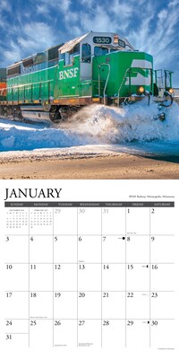 2027 Willow Creek Railroading 12" x 12" Monthly Wall Calendar (61992)