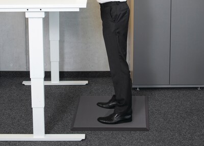 NoTrax 425 Superfoam Revive RS Anti-Fatigue Commercial Standing Floor Mat, 40" x 24", Black (425S2440BL)
