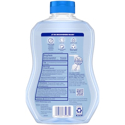 Dial Antibacterial Defense Foaming Hand Soap Refill, Spring Water Scent, 30 Fl. Oz. (17000350875)