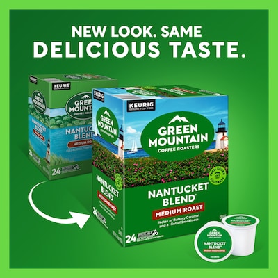 Green Mountain Nantucket Blend Coffee Keurig® K-Cup® Pods, Medium Roast, 96/Carton (6663)