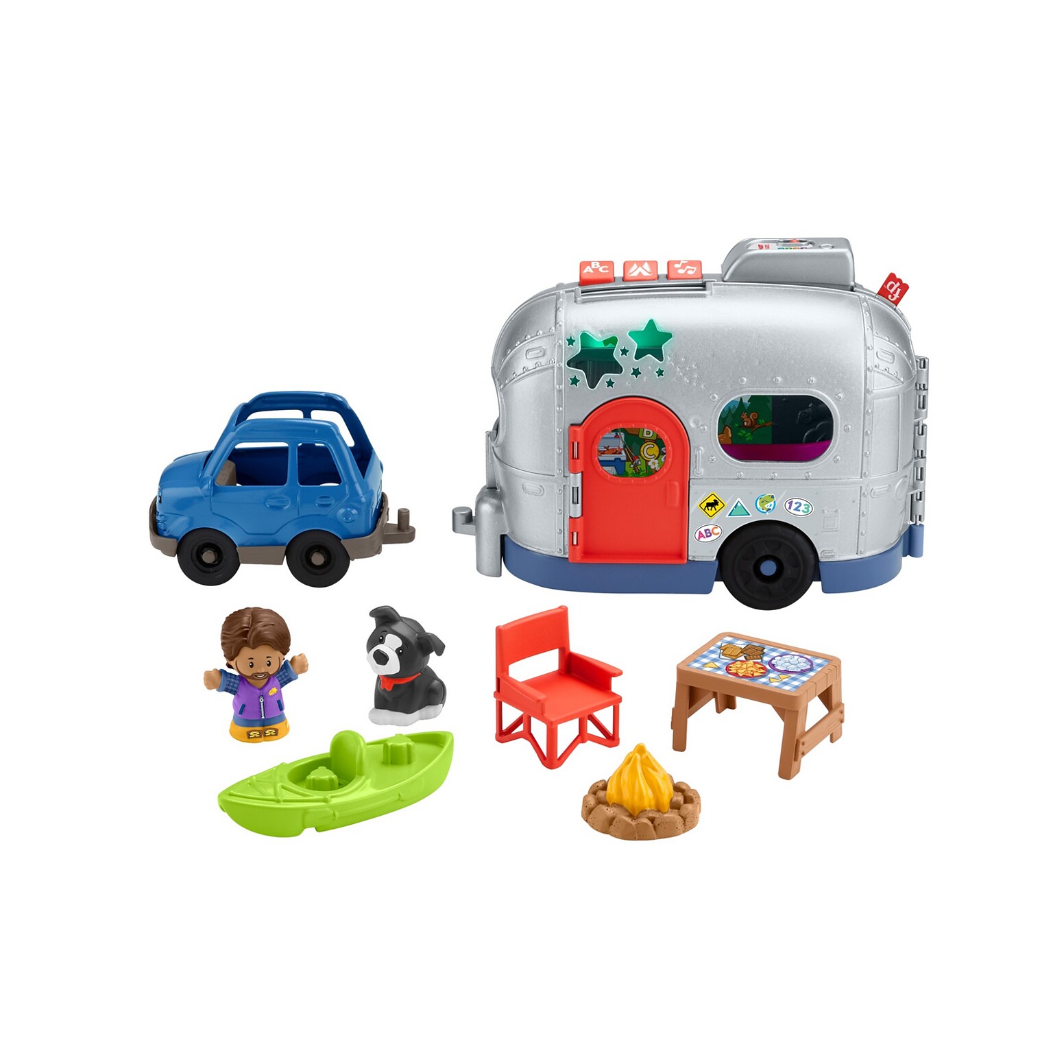 Fisher-Price Little People Light-Up Learning Camper (HGP71)