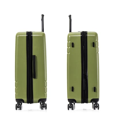 DUKAP Zahav 29.52" Hardside Suitcase, 4-Wheeled Spinner, TSA Checkpoint Friendly, Green (DKZAH00L-GRN)