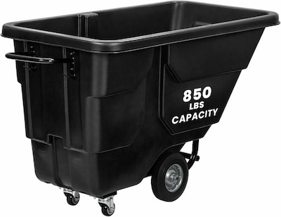 Alpine Industries Tilt Truck, 1/2 Cubic Yard, Black (500-12850-NR-BLK)