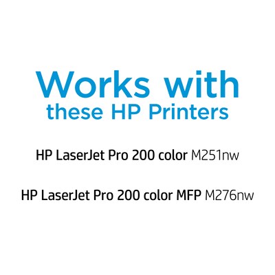 HP 131A Black/Cyan/Magenta/Yellow Standard Yield Toner Cartridge, 4/Pack (CF210AQ1)