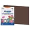 Prang 12 x 18 Construction Paper, Dark Brown, 50 Sheets/Pack (P6807-0001)