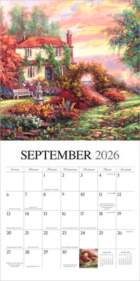 2026 BrownTrout Bygone Days 12" x 12" Monthly Wall Calendar (9781773728681)