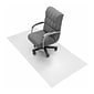 Floortex Advantagemat 48" x 79" Rectangular Chair Mat for Hard Floors, Vinyl (1220025EV)