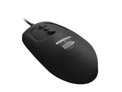 Man & Machine Mighty Ergonomic Ambidextrous Optical USB Mouse, Black (MM/B5)
