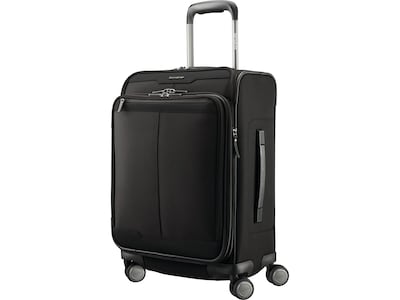 Samsonite Silhouette 17 23 Carry-On Suitcase, 4-Wheeled Spinner, Black (139016-1041)