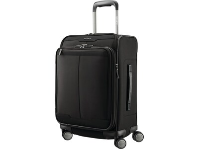 Samsonite Silhouette 17 23" Carry-On Suitcase, 4-Wheeled Spinner, Black (139016-1041)
