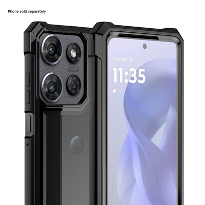 SaharaCase Raider Series GRIP Case for Motorola Moto G Stylus 5G, Shock Absorbing, Scorpion Black (CP00790)