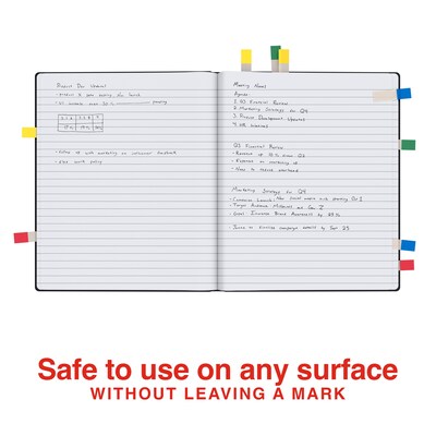 Staples Stickies® 1/2" Flags with Pop-Up Dispenser, Each (14109)