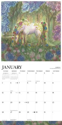 2025 Willow Creek Unicorns 12" x 12" Monthly Wall Calendar (45220)