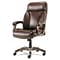 Alera Veon Series Fixed Arm Ergonomic Leather Executive Chair, Brown (ALEVN4159)