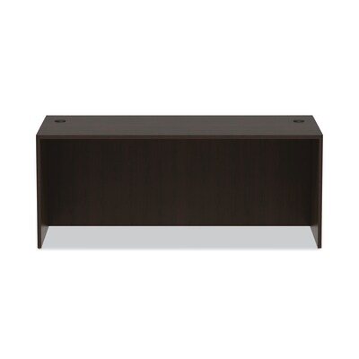 Alera Valencia Series 71"W Straight Front Shell Desk, Espresso (ALEVA217236ES)