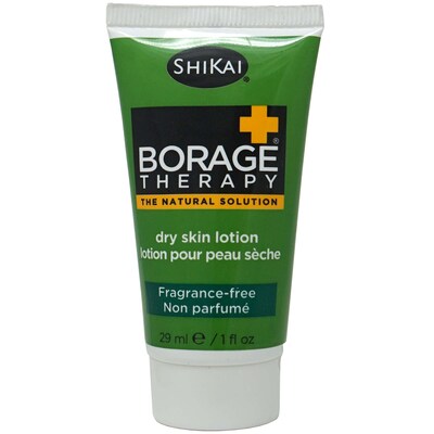 Shikai Original Borage Therapy Dry Skin Lotion, 1 oz Bottle, 8 Bottles/Bag, 6 Bags/Carton