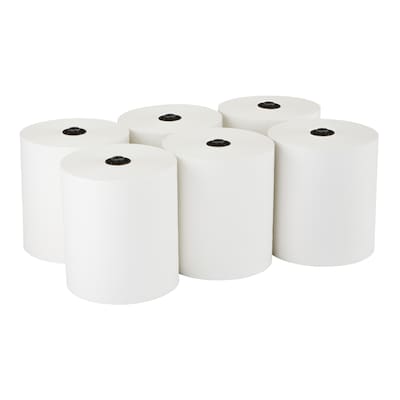 enmotion Hardwound Paper Towels, 1-ply, 700 ft./Roll, 6 Rolls/Carton (89420)