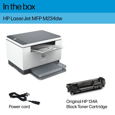 HP LaserJet MFP M234dw Wireless Printer, Scan, copy, Mobile print, Best for small teams, Instant Ink eligible (6GW99F)