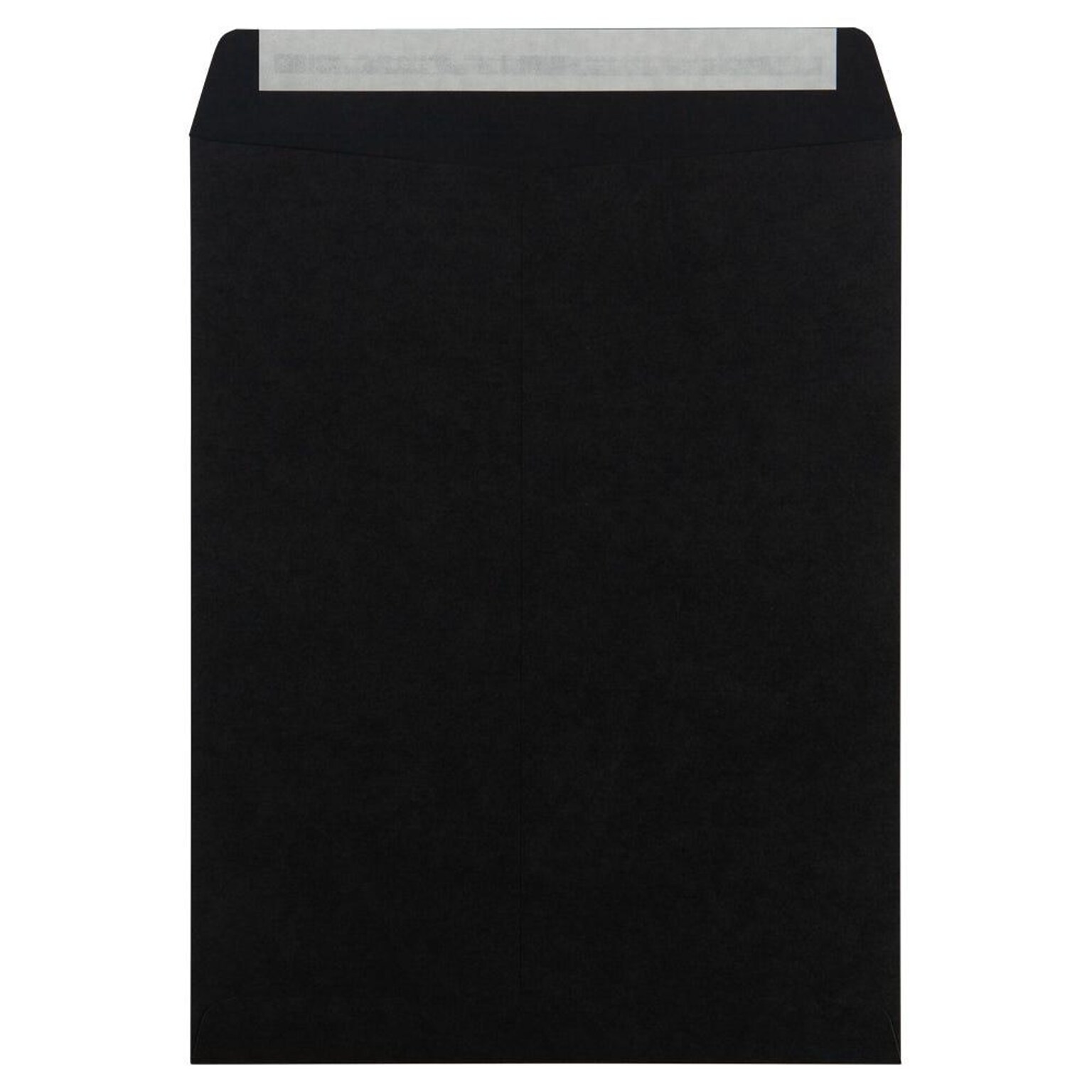 JAM Paper 10 x 13 Open End Catalog Envelopes, Black, 10/Pack (87733B)