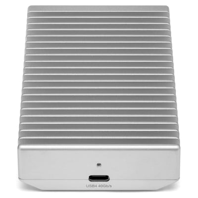 OWC Express M.2 External Hard Drive Enclosure, SSD, Silver (OWCUS4EXP1M2)