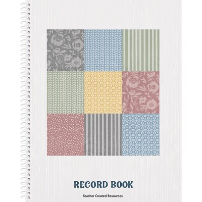 Teacher Created Resources Classroom Cottage Record Book, 3/Bundle (TCR7196-3)