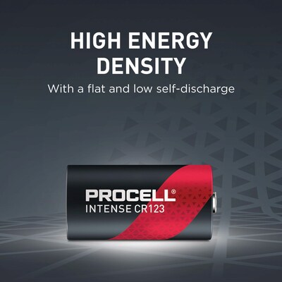 Procell 123 Lithium Battery, 12/Pack (PL123BKD)