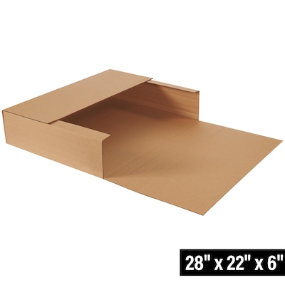 28 x 22 x 6 Jumbo Mailers, Kraft, 20/Bundle (M28226)