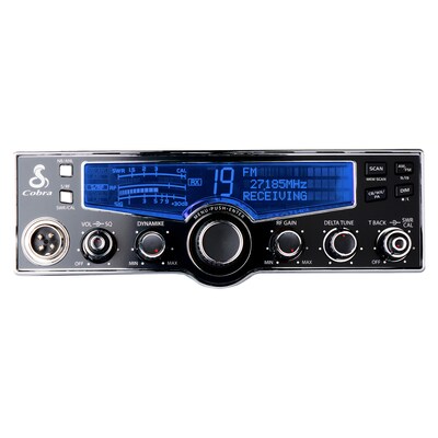 Cobra 40-Channel AM/FM NOAA Weatherband 29 LX CB Radio with 4-Color LCD Display, Black (CCBP29LX01)